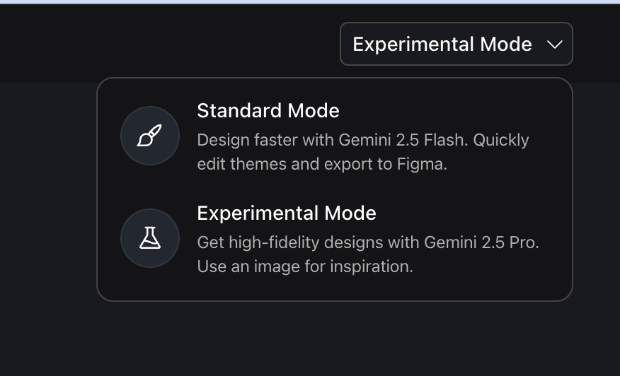 3. stitch 모드 선택